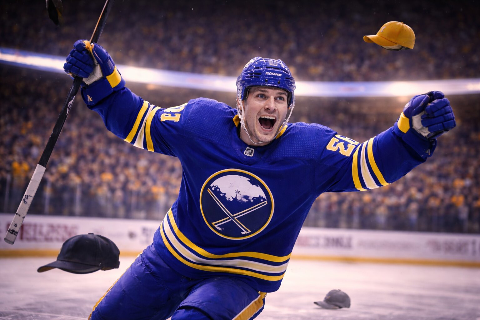 НХЛ: хет-трик Квинна вывел «Баффало» на первое место в дивизионе — восемь побед подряд